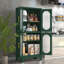 Armoires de rangement pour garde-manger Mordern avec portes en acrylique et tablettes réglables-1582570779