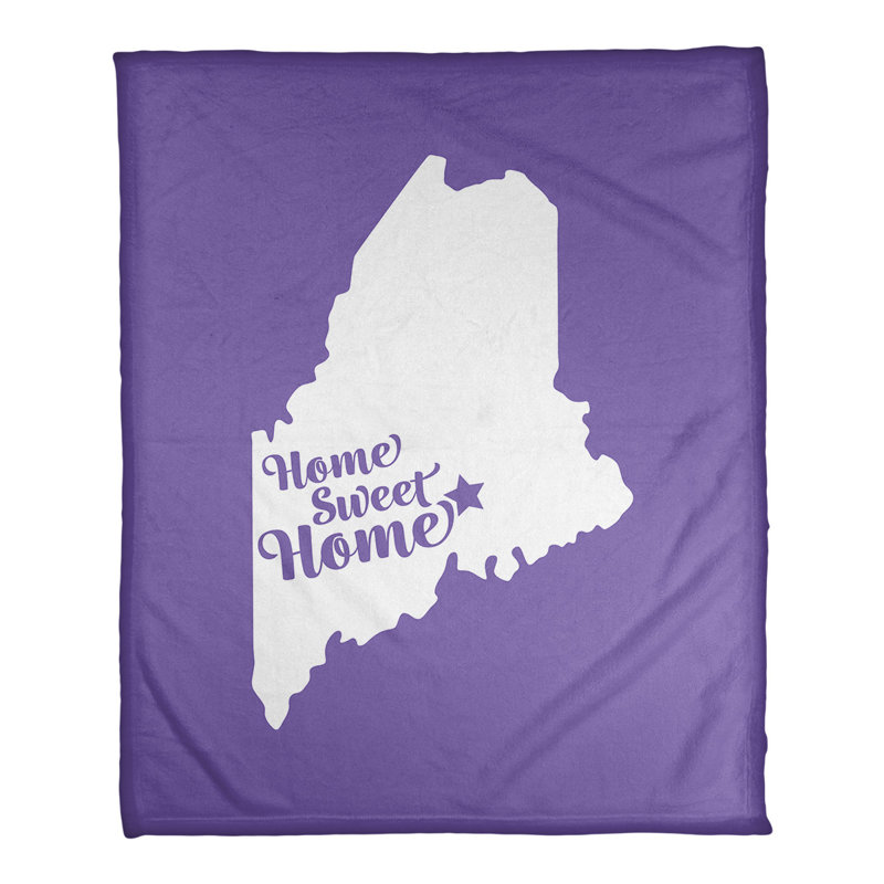 Couverture polaire chi town illinois, 50 po x 60 po, Mauve