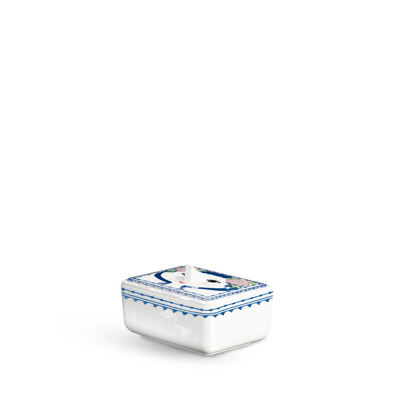 Dora Ceramic Butter Dish