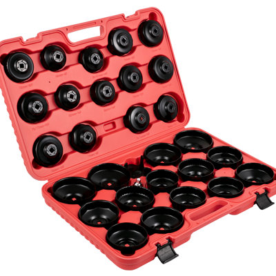 30 Pcs Oil Filter Wrench Cap , Low Profile Design, High - Strength Steel For Tough Jobs Use