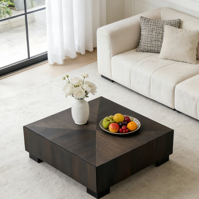 Table basse carrée de 35,4 po Cristyle