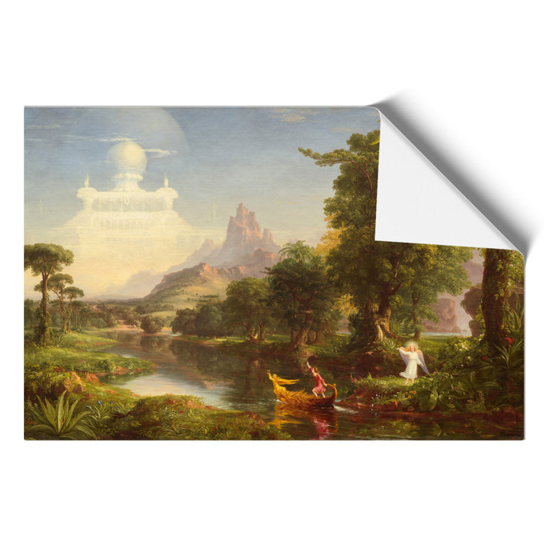 The Voyage Of Life Youth by Thomas Cole - No Frame Painting, 30cm H x 42cm W x 0.1cm D