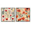 Blythe - Ensemble de 2 collages carrés floraux-101853483-101853484