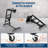 400 lb Topside Engine Creeper, Collapsible Over-Engine Work Platform