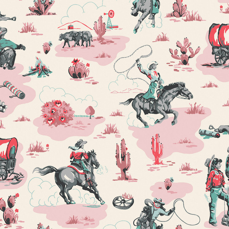 Cath Kidston Cowgirls Pink, Pink