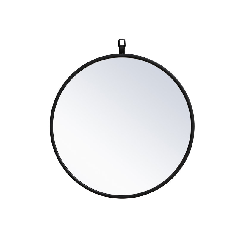 Miroir Cassie, Noir, 18 po x 18 po