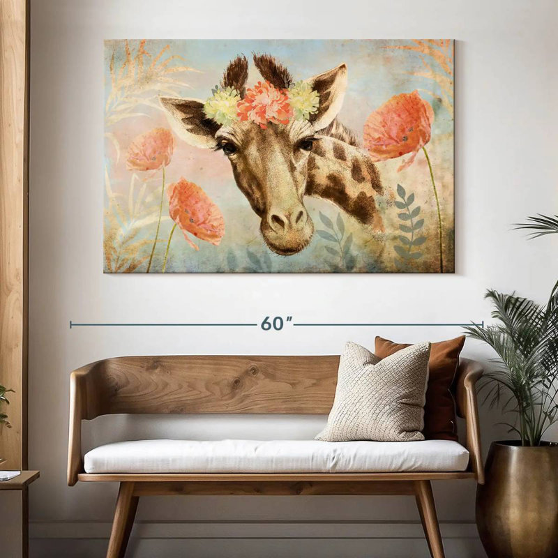 Girafe Brampt, H 34 po x l 51 po