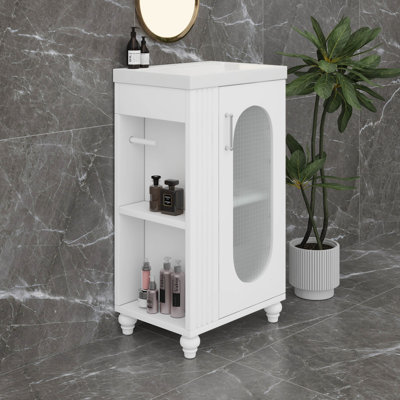 20" Bathroom Vanity With Sink, Two-Tier Shelf, Adjustable Shelf