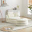 Fauteuil demi-tonneau pivotant avec repose-pieds de rangement-799362187