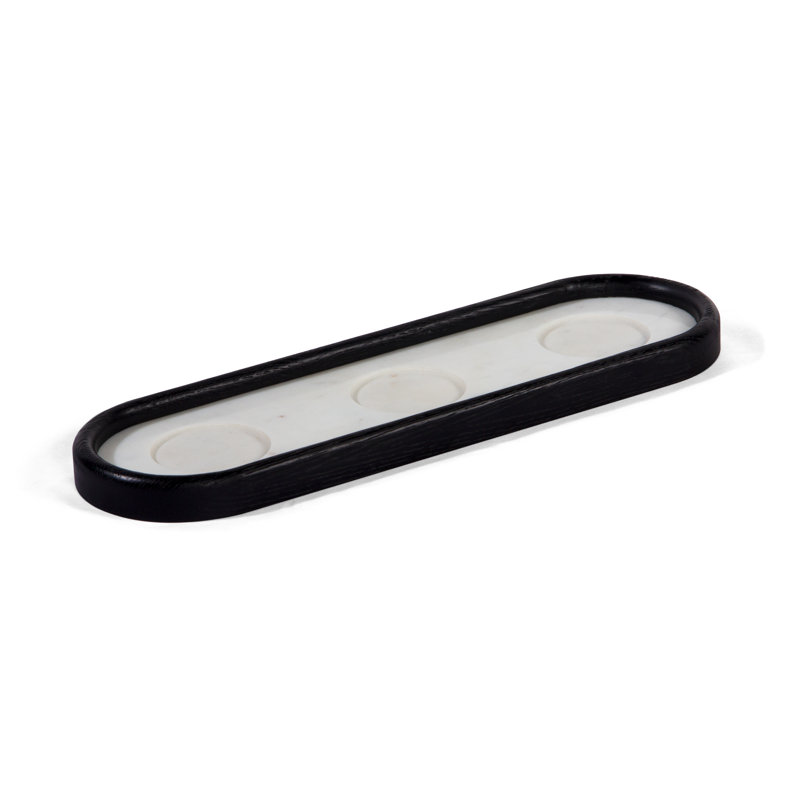 Porte-bougie Alberton, Gris anthracite