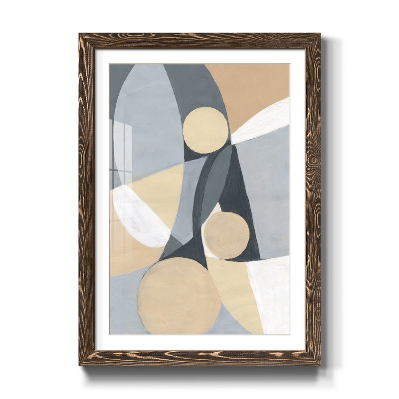 Nature's Drama II - impression, H 44 po x l 31 po x P 1 po, Walnut Framed, Blanc
