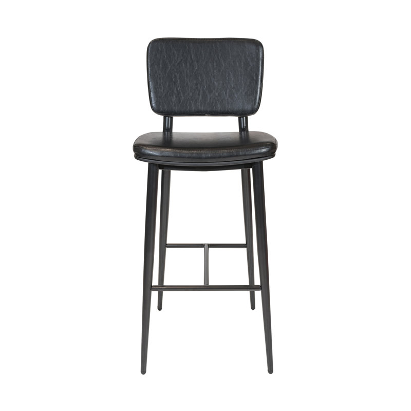 Mori Polyurethane Bar Stools, Black