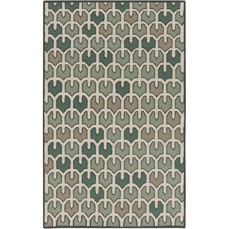 Criss Wool Geometric Indoor Rug