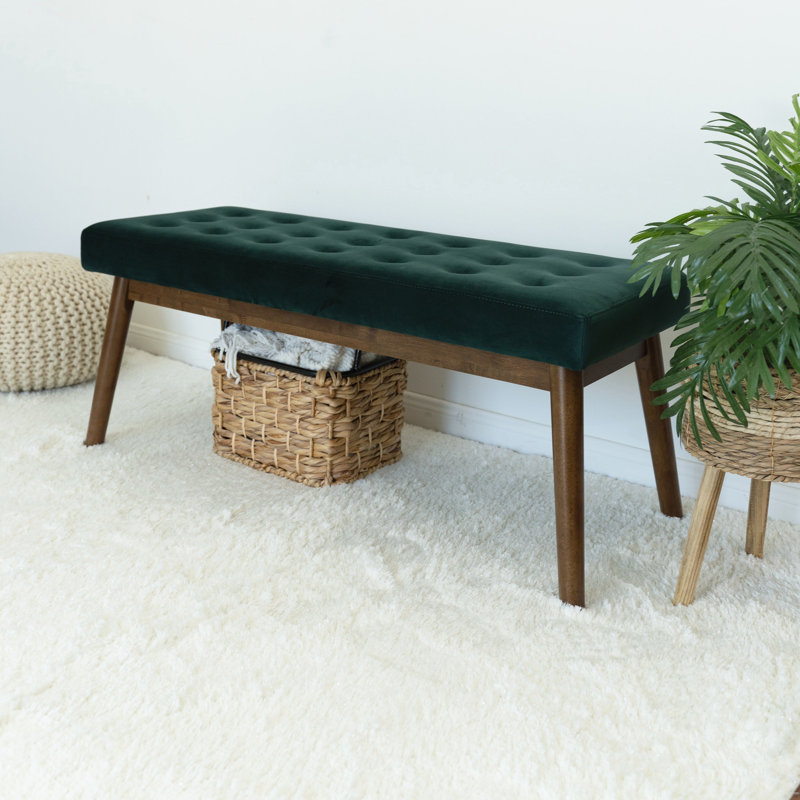 Banc en tissu Dole, Vert