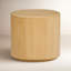 Table d'appoint carrée en bois massif et placage Kodie Latika-100047904