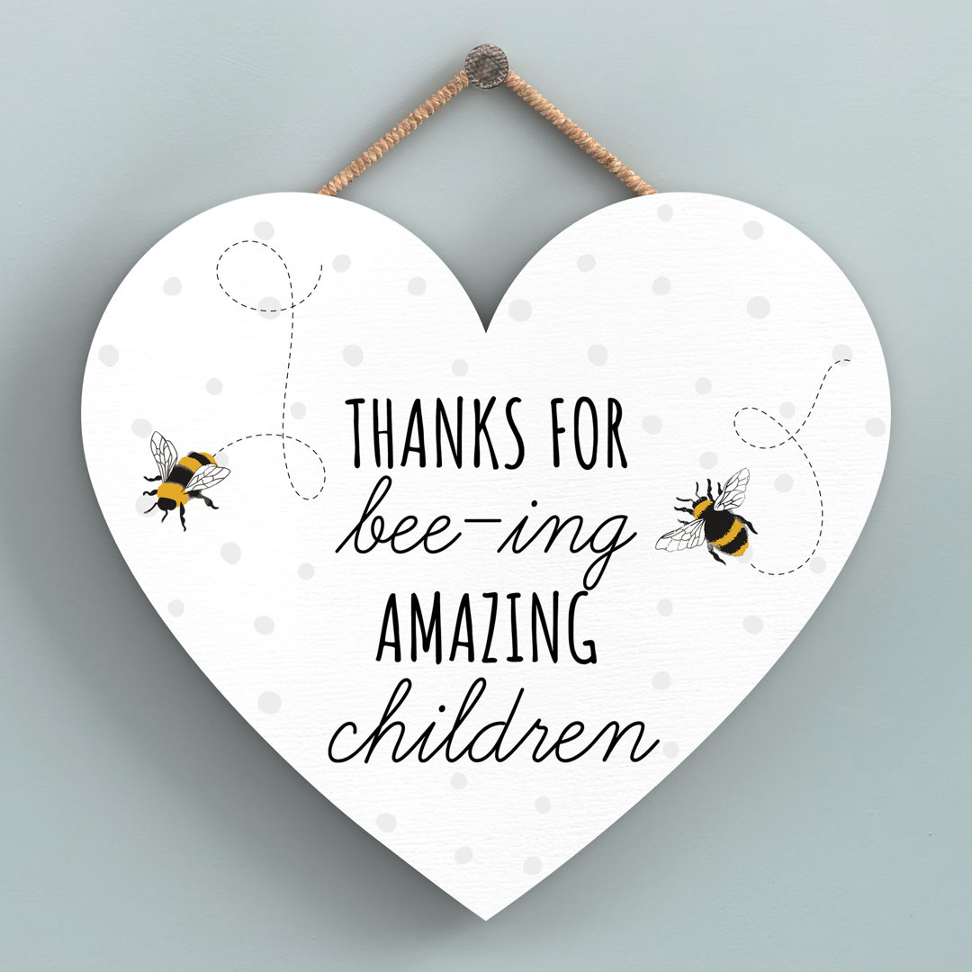 Bee Thanks For Bee-ing Children Wall Décor