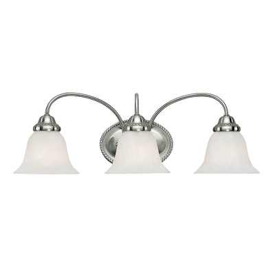 Éclairage pour meuble-lavabo 3 lumières Brigance
