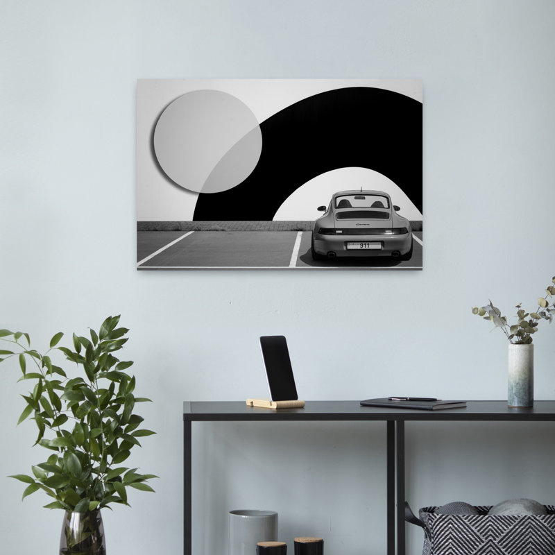 Art contemporain, art géométrique classique abstrait, H 16 po x l 24 po