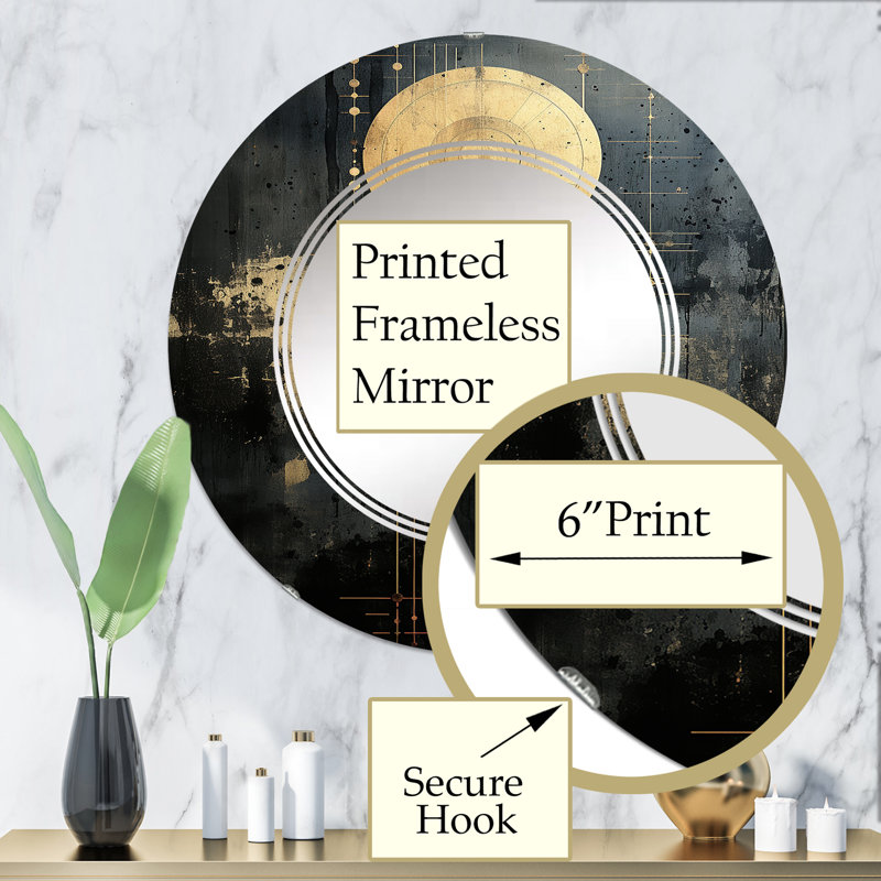 Nonango Circle Wall Mirror, 32" x 32"
