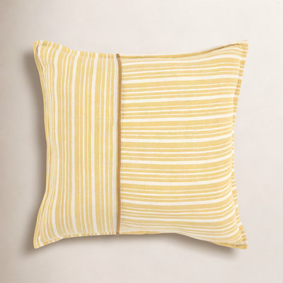 Berthe 20" x 20" Cotton Throw Pillow
