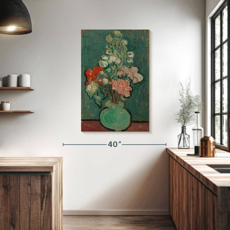 Vase de fleurs Harnek 1890, H 39 po x l 26 po