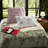 Elegant Blush Bedding Sets, Hypoallergenic Polyester, Bedroom