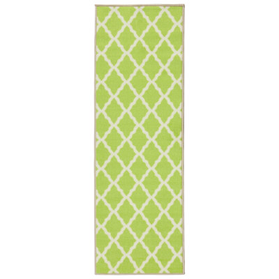 Glamour Non-Slip Trellis Design Area Rug For Living Room, Hallway, Runner, Entryway Rug