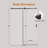 50-54" W * 76" H Frameless Single Sliding Shower Doors, Bathroom Sliding Shower Door, 5/16" (8mm) Thick Sgcc Tempered Glass Door, Reversible Installation, Matte Black-120257096