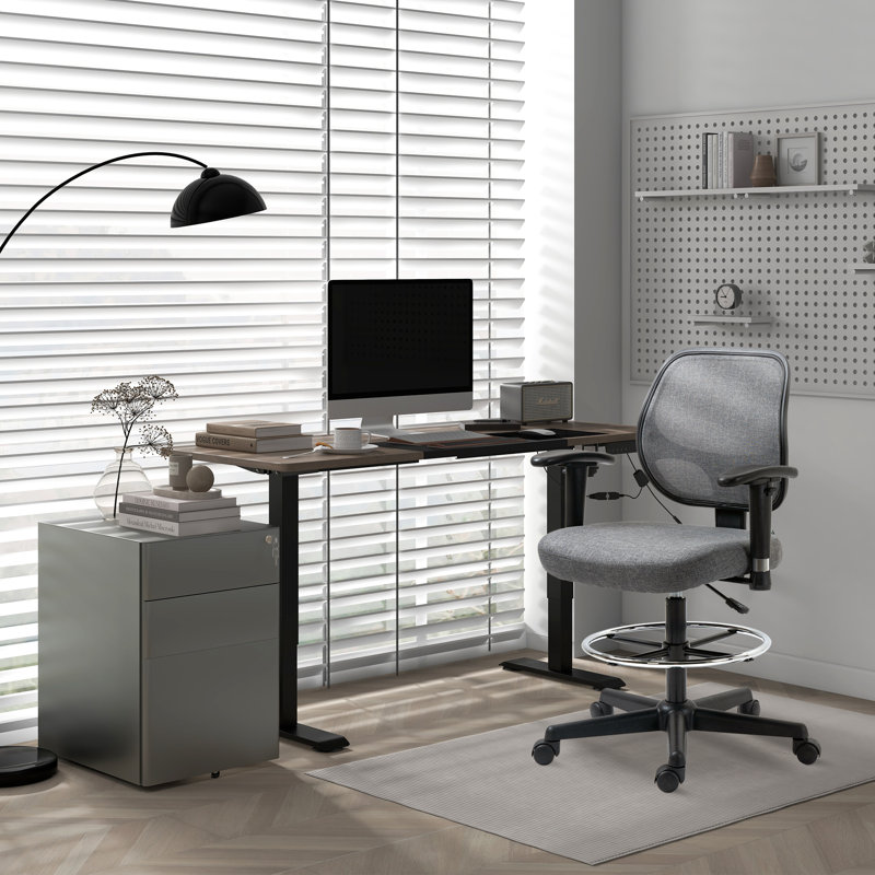 Adjustable Metal Base Standing Desk