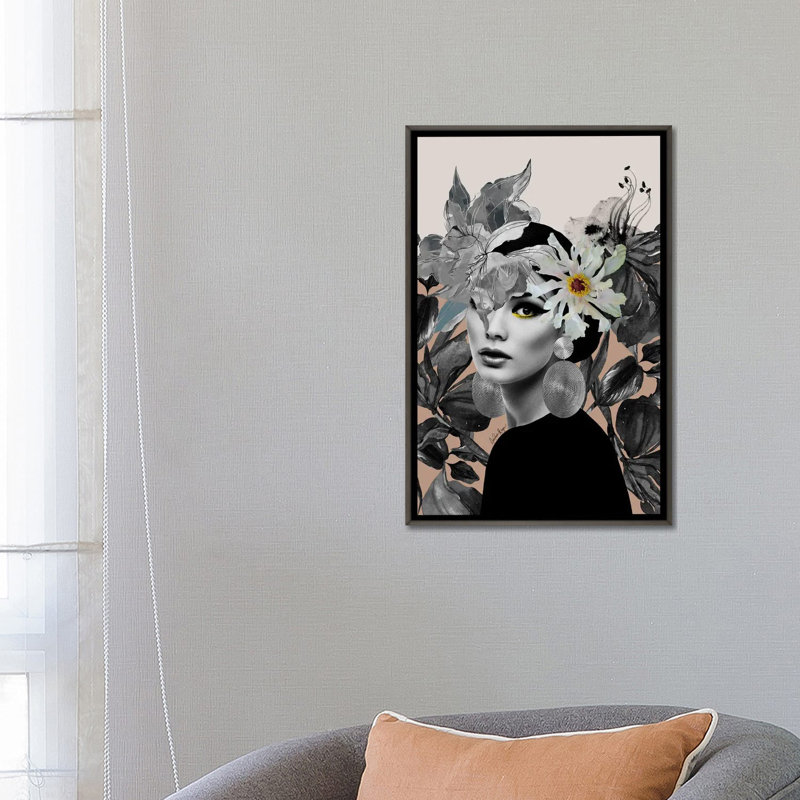 Clicquot pêche - reproduction d'art murale - toile encadrée, Gris, H 26 po x l 18 po