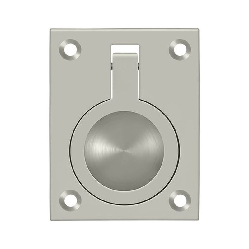 Ring Pull, Brushed Nickel