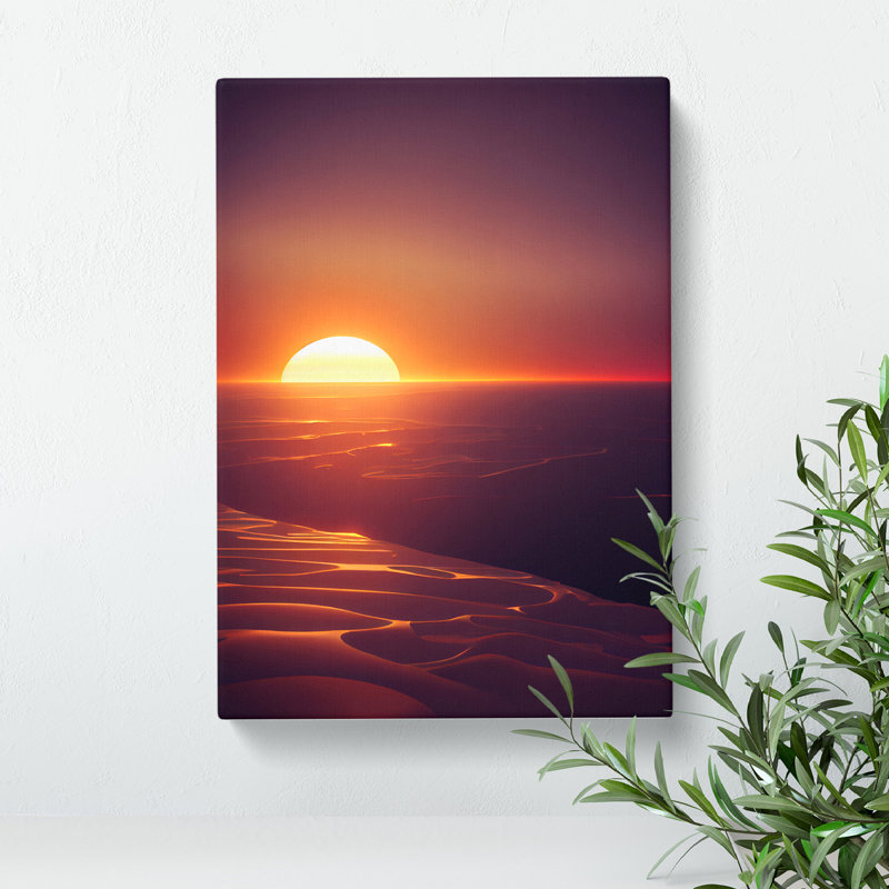 Desirable Sunset - Wrapped Canvas, 50cm H x 35cm W x 3cm D