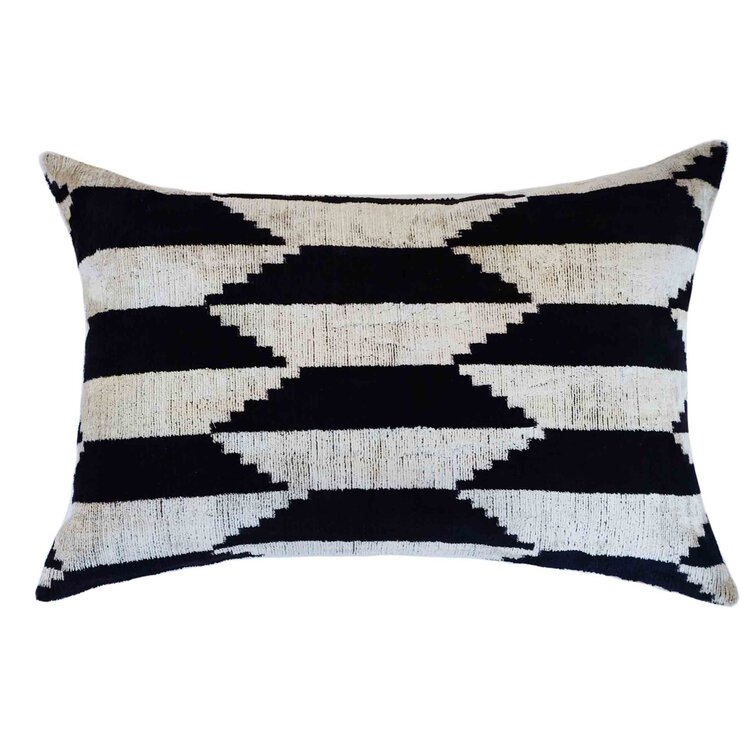 LOOMY Cavi Geometric Feather Throw Pillow | Wayfair