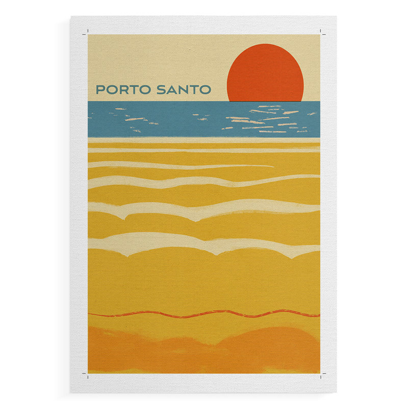 Summer Abroad I - Impression sur toile seulement - NON-CADRE, H 27 po x l 18 po