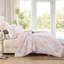 Ensemble d'édredon rose gaufré Laura Ashley Delphine-109055608