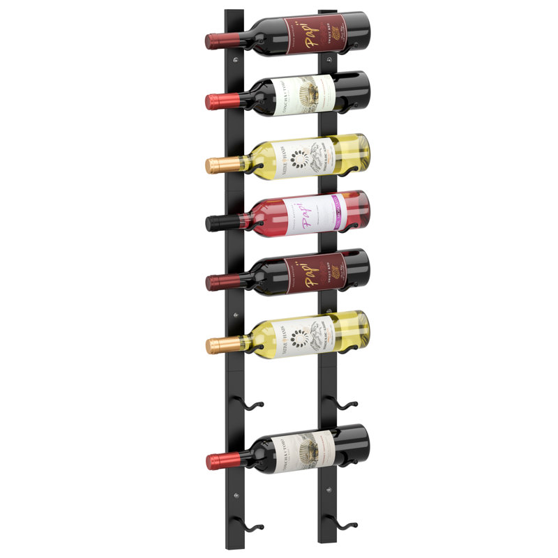 Steel Wine Glass Rack in Black, 1 Pack