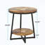 Table d'appoint moderne à 2 niveaux