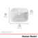American Standard Aspirations 18'' Vitreous China Rectangular Bathroom Sink with Faucet and Overflow