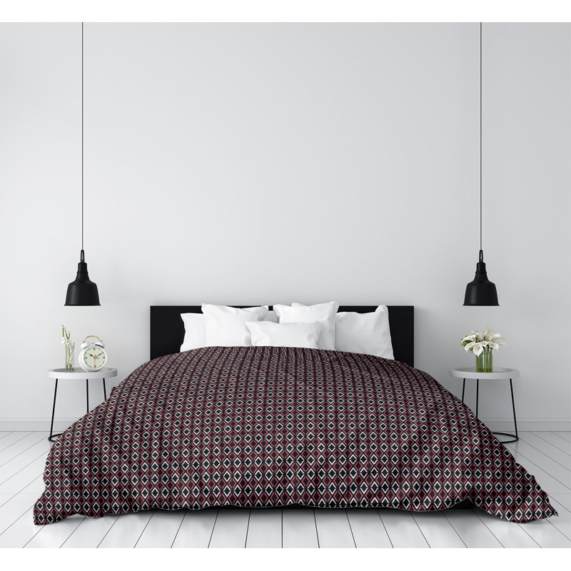 Housse de couette Katelyn Elizabeth, Housse de couette pour très grand lit, Microfibre, Brun