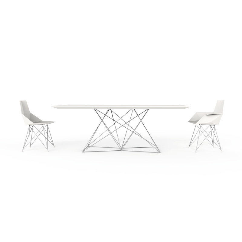 Faz Patio Dining Chair, White