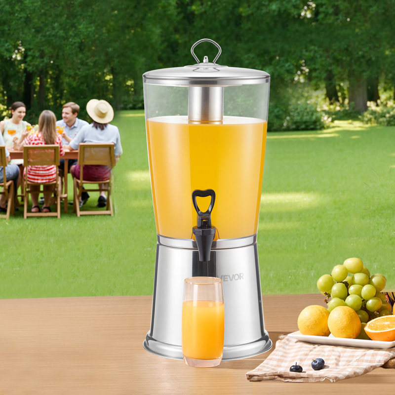 Distributeur de boissons 2,1 gallons pour les fêtes avec chambre à glace Spigot