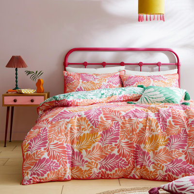 Carmen Cotton Floral Duvet Cover Set with Pillowcases