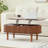 39.37'' W Oval Lift Top Coffee Table With Storage-1042634871