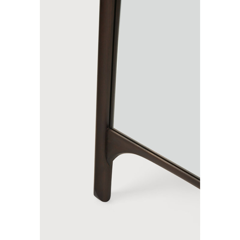 Polished Imperfect Mirror, 75" x 22", Black