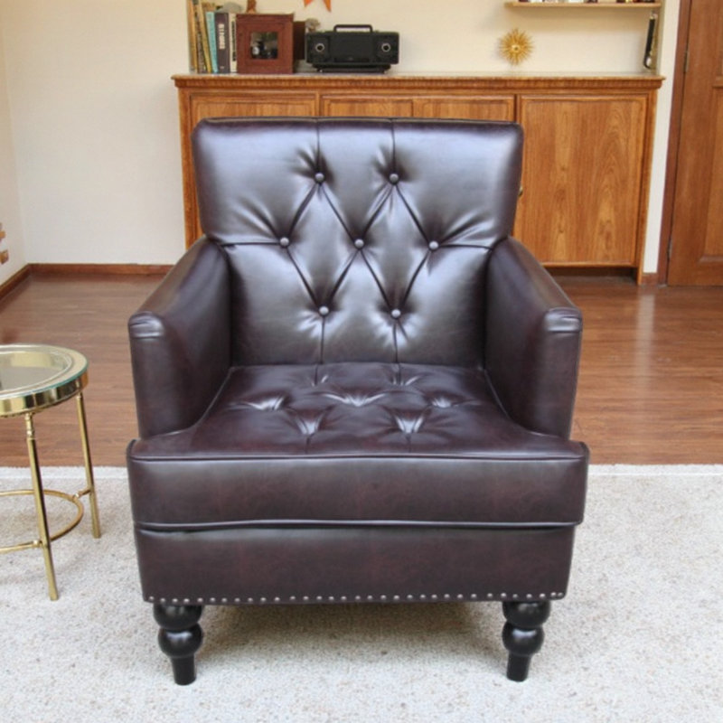 Le fauteuil club Harrison: là où l'élégance moderne rencontre le confort sans compromis