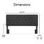 Tête de lit capitonnée Amery Elle Décor-30956569-30956568