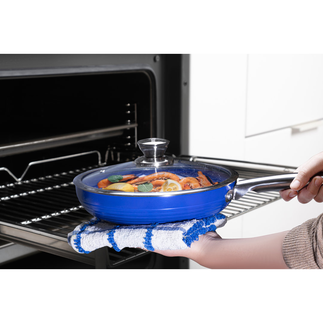 24cm Non-Stick Frying Pan    with Lid