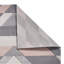 Fava area rug Machine Woven Rectangle Grey/Rose-2127751689