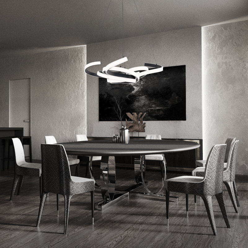 Woven LED Pendant