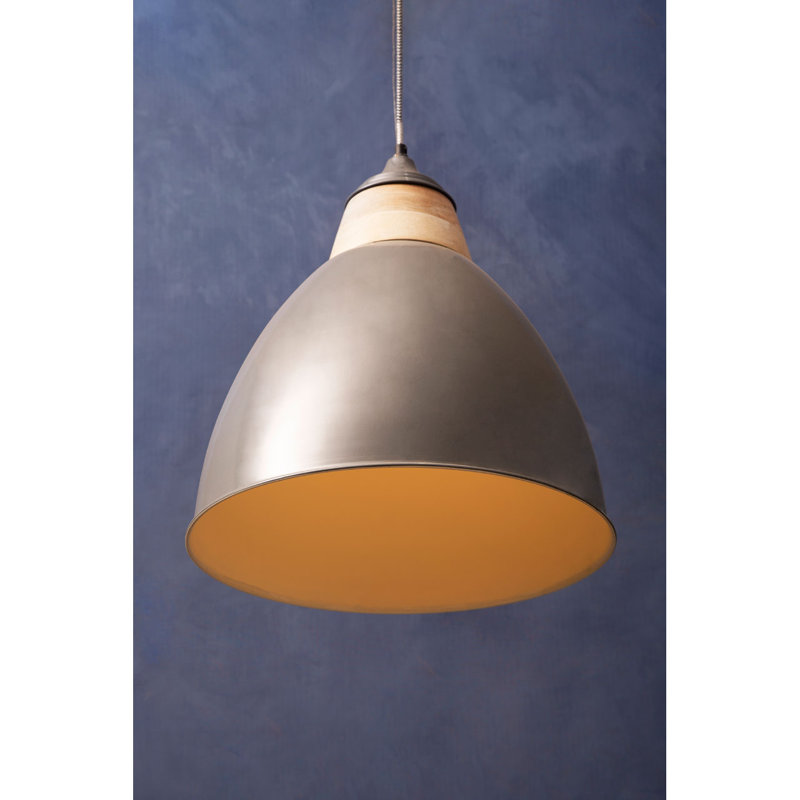 Ade 1 - Light Dome Pendant, 120cm H x 54cm W x 56cm D, Grey